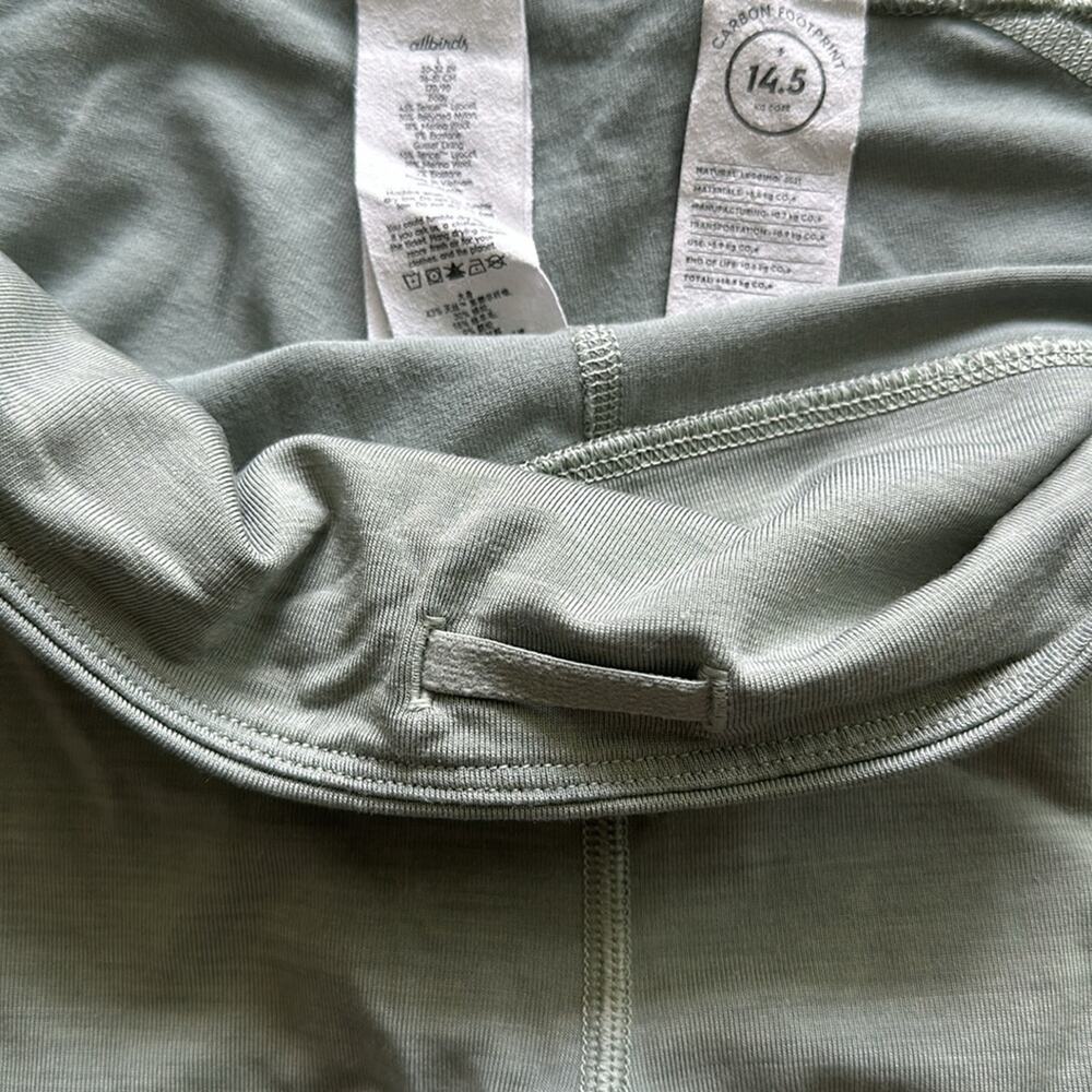 Allbirds Natural Leggings Light Sage Green Size‎ Large Athletic Workout Gym - Picture 5 of 7